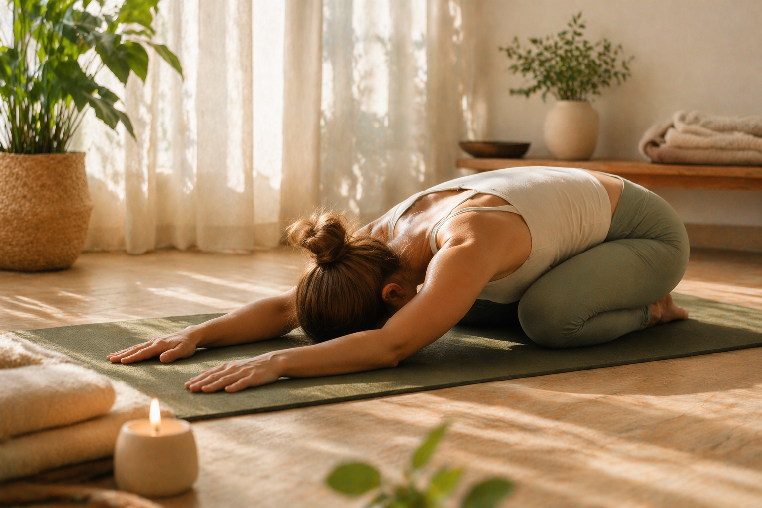 Lapsen asento rauhoittamaan hermostoa