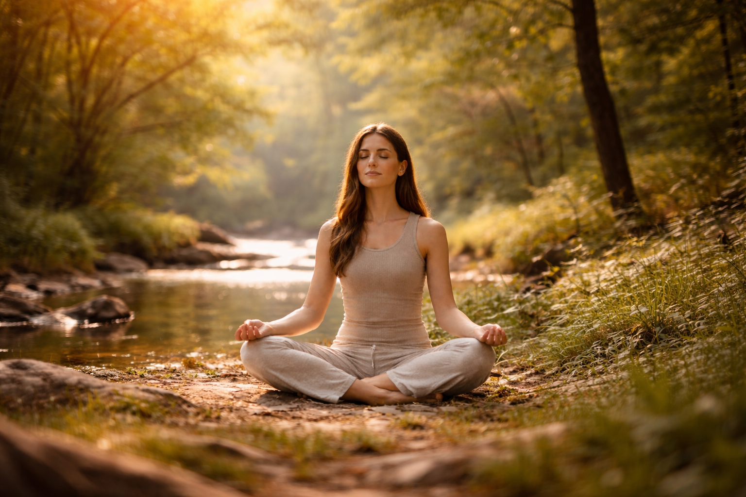 Palautumista tukeva rauhallinen joogahetki