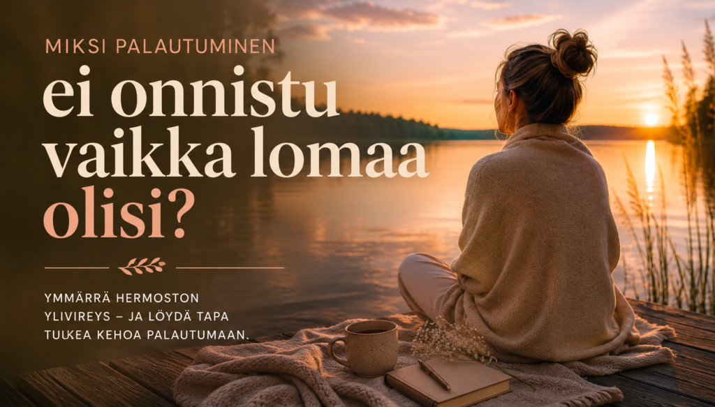 Miksi palautuminen ei onnistu vaikka lomaa olisi – hermoston ylivireys ja palautuminen