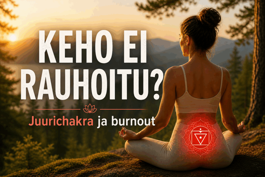 Juurichakra ja burnout – keho ei rauhoitu ja hermosto jää ylivireäksi