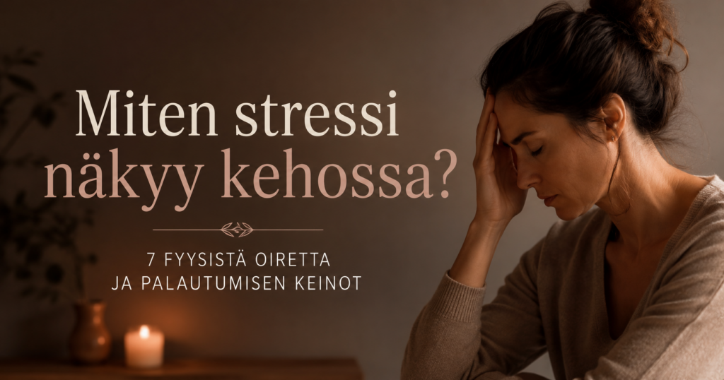 Miten stressi näkyy kehossa – fyysiset stressioireet ja hermoston kuormitus