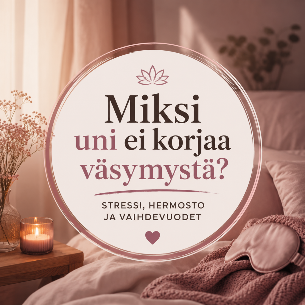 Miksi uni ei korjaa väsymystä? Stressi, hermosto ja vaihdevuodet