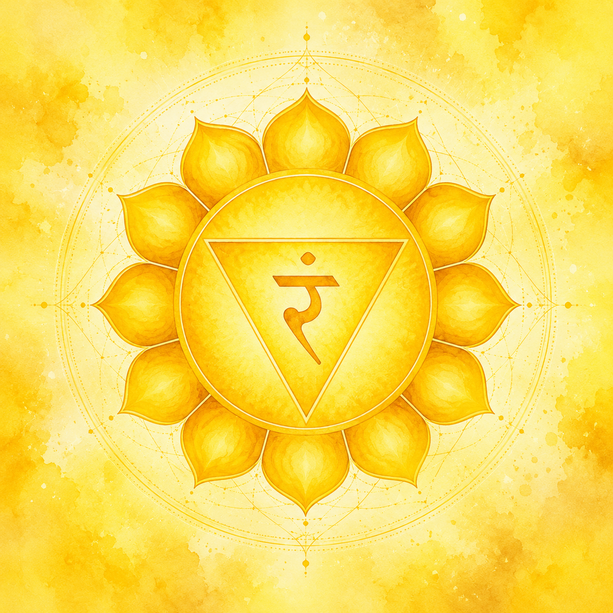 Manipura chakran symboli
