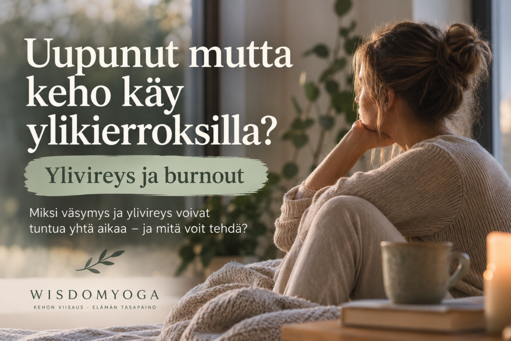 Uupunut mutta keho käy ylikierroksilla – ylivireys ja burnout